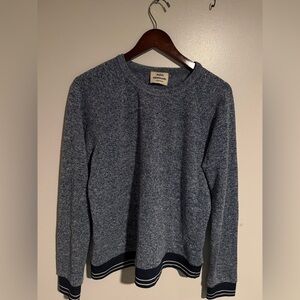 Mads Norgaard Heathered Navy Sparkle Crewneck Sweater - excellent condition!